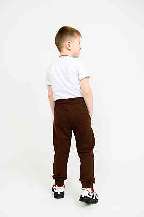 Брюки спортивные детские и подростковые, коричневые Крохатушка одяг 158 Киев