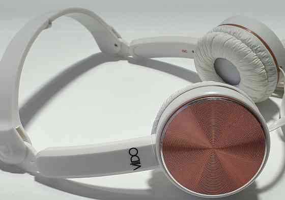 Навушники Viido white mini headphones 3.5 mm jack plug foldable. Харків