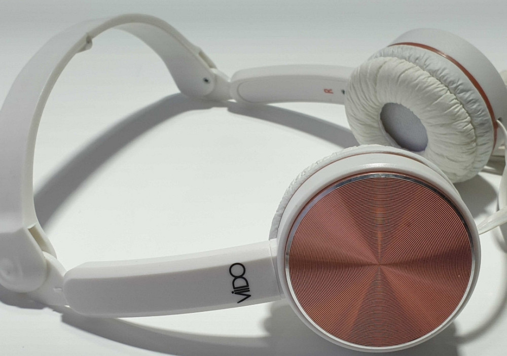 Навушники Viido white mini headphones 3.5 mm jack plug foldable. Харків - фото 3