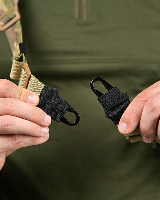 Тактичний ДВУХТІЧНИЙ ремінь мультикам ПП4642 Одеса - фото 2