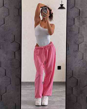 Женские повседневные оверсайз брюки-джоггеры турецкая петля диагональ Одесса