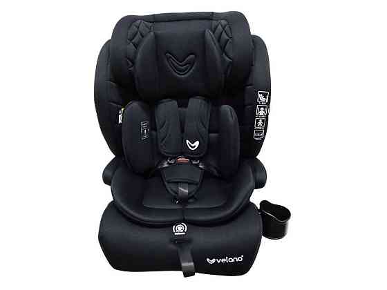 Автокрісло VELANO Flexo i-Size 76–150 см, ISOFIX + Top Tether/ремінь, black Київ