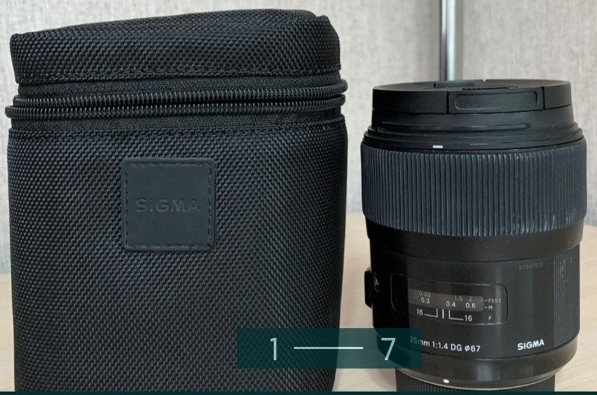 Объектив: Sigma AF 35mm. f/1.4 DG ART ( Nikon) Киев - изображение 1