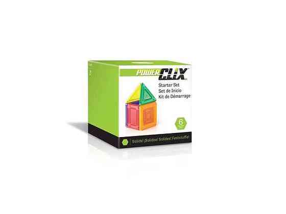 Конструктор магнитный 6 PowerClix Solids Базовый набор (G9481) ТМ Guidecraft Киев