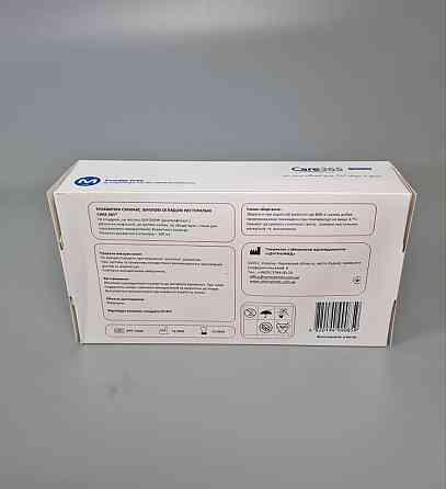 Рукавиці Вініл блакитний (100 шт.) розмір M "CARE 365" (1 пачка) Харків