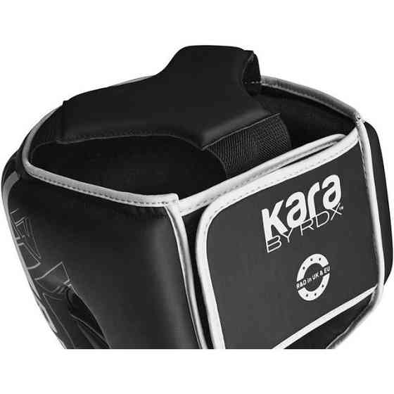 Боксерський шолом RDX F6 KARA Matte White L (капа у комплекті) Каменское