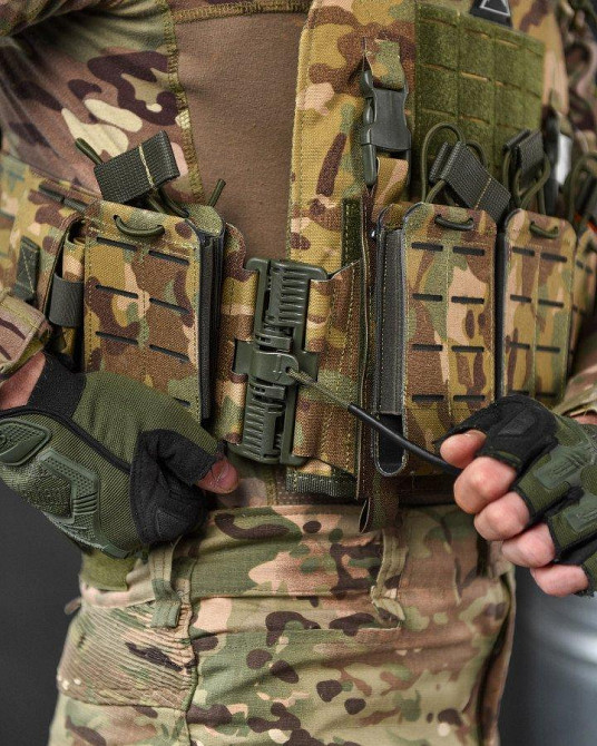 Тактична плитоноска Attack 4 точки швидкого скидання ВТ7472 Одеса - фото 6