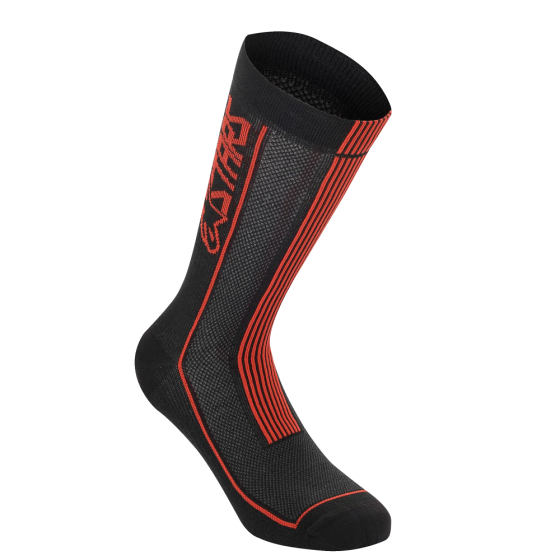 Носки Alpinestars SUMMER SOCKS 22 BLK BRIGHT RED, M Київ