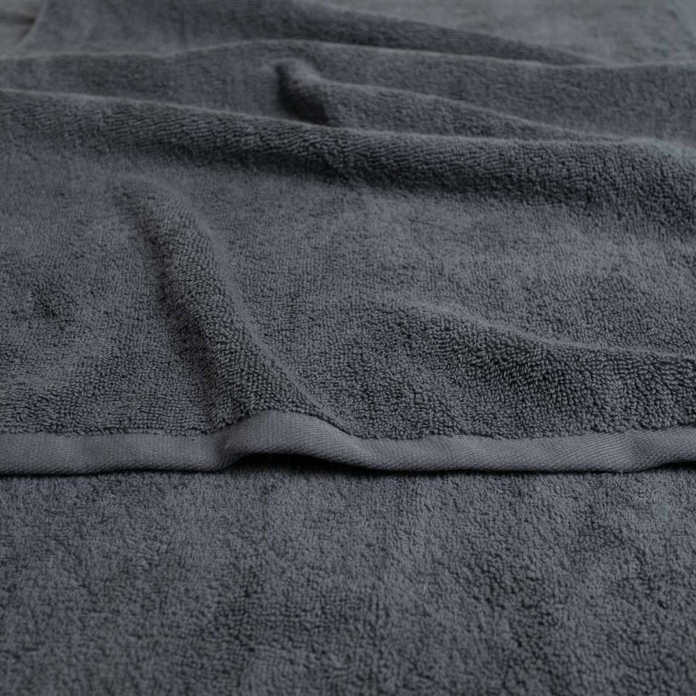 Рушник готельний для обличчя і рук GM Textile 50х90см 500г/м2 (Сірий) Суми - фото 4