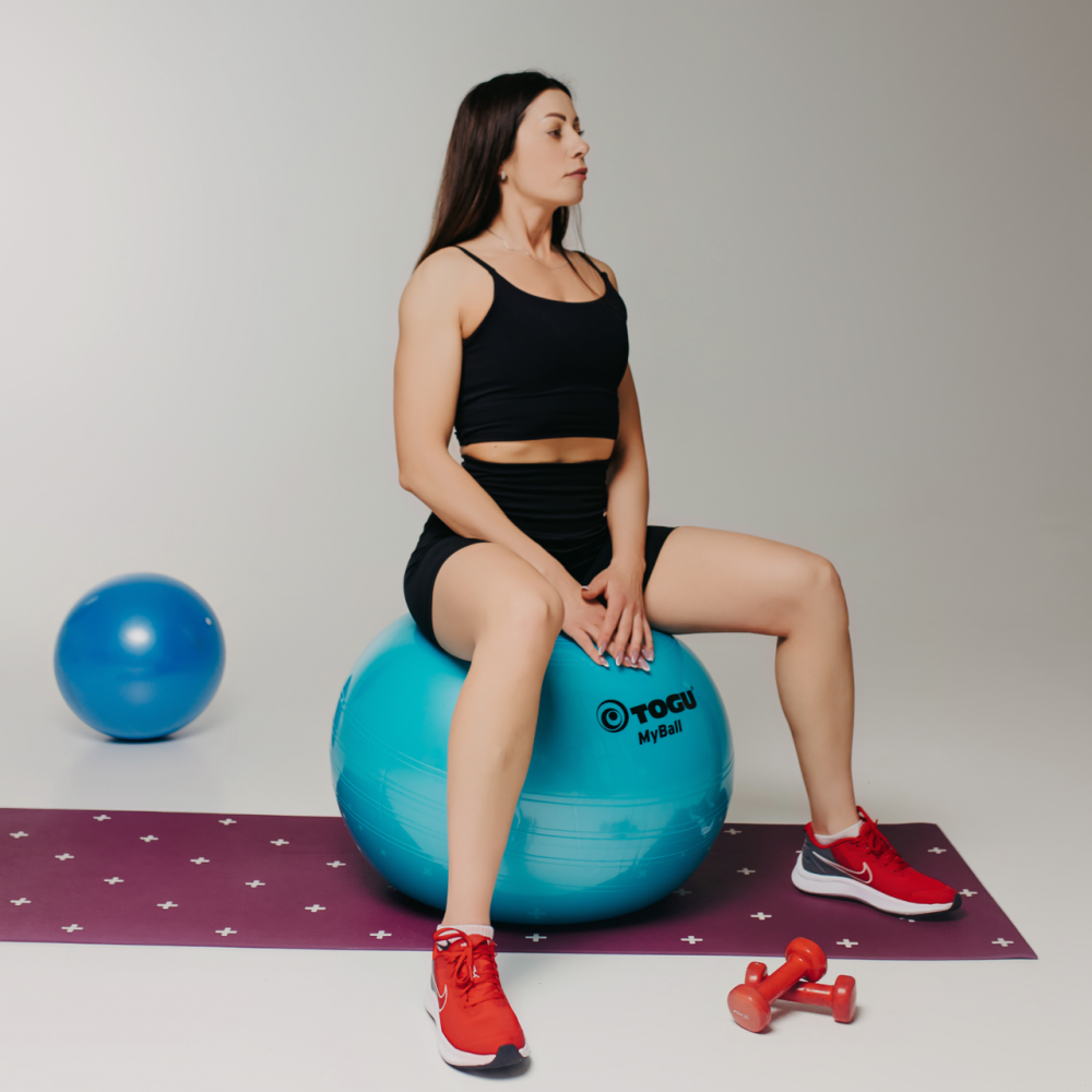 Гімнастичний м’яч Togu MyBall - 75 см (бірюзовий) Дніпро - фото 3
