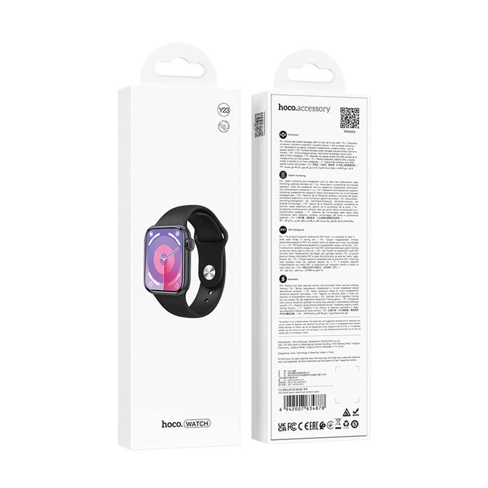 Смарт-годинник HOCO Y23 51mm. 300 mAh. IP67 Smart sports watch(call version) Black Одеса - фото 2