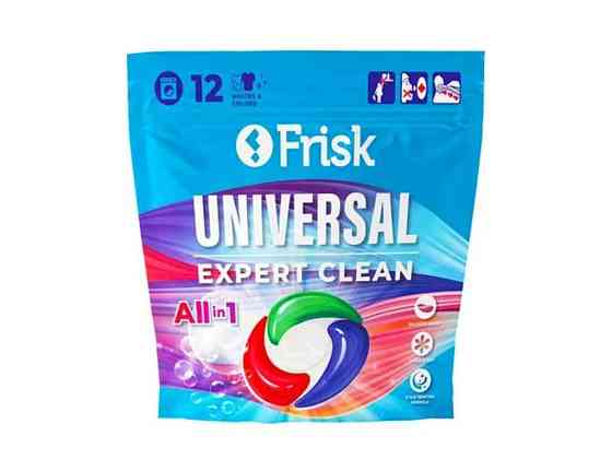 Капсули для прання 12шт EXPERT CLEAN ТМ Frisk Київ