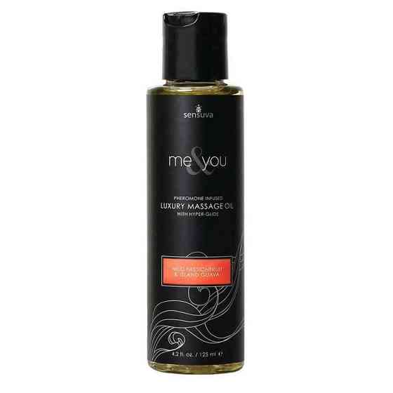 Масажна олія Sensuva Me&You Wild Passion Fruit & Island Guava (125 мл) з феромонами Sex Aura Київ