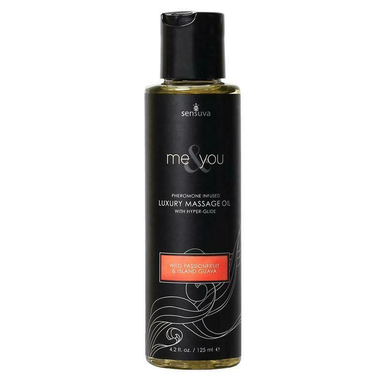 Масажна олія Sensuva Me&You Wild Passion Fruit & Island Guava (125 мл) з феромонами Sex Aura Київ - фото 1