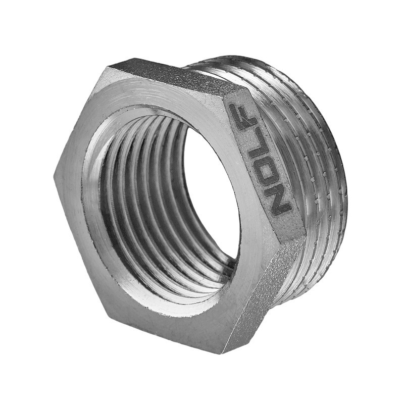 Футорка нікельована NOLF NFC.F0608-N-3/4"Mx1/2"F (NF3123) Київ - фото 2