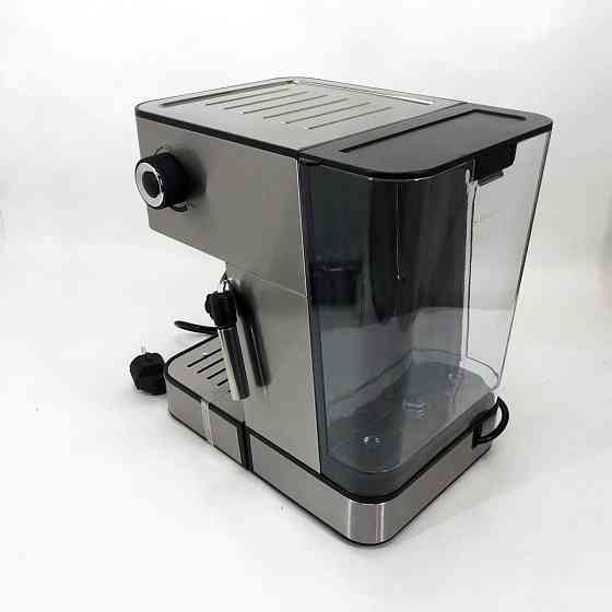 Кофеварка с прозрачным резервуаром для воды, Топ кавоварка для дому, Кофемашина домашняя ME-47 Львів