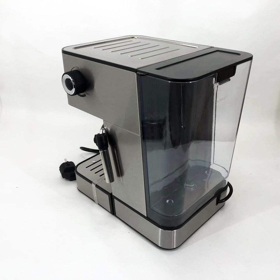 Кофеварка с прозрачным резервуаром для воды, Топ кавоварка для дому, Кофемашина домашняя ME-47 Львів - фото 2