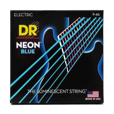 Струни для гітари DR Strings NEON Blue Electric - Light Heavy (09-46) (NBE-9/46) Вінниця