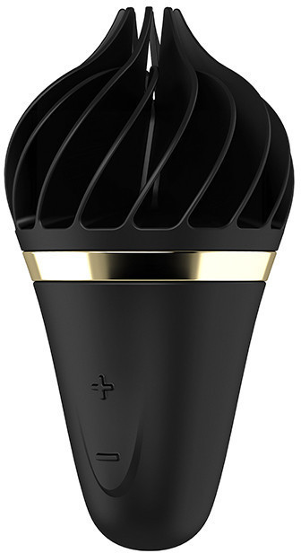 Вібростимулятор кліторальний Satisfyer Sweet Treat Spinnator у формі морозива, чорний Sex Aura Київ - фото 2