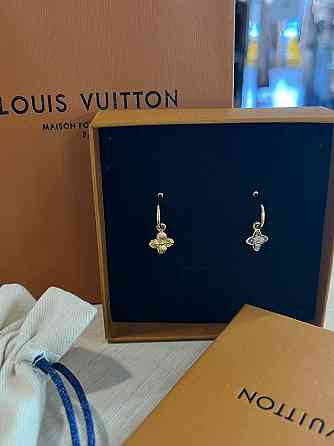 Луї Віттон сережки / Louis Vuitton з різними квіточками Одеса
