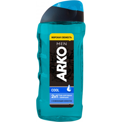 Гель для душа ARKO Men 2 in 1 Cool 260 мл (8690506490867) Винница - изображение 1