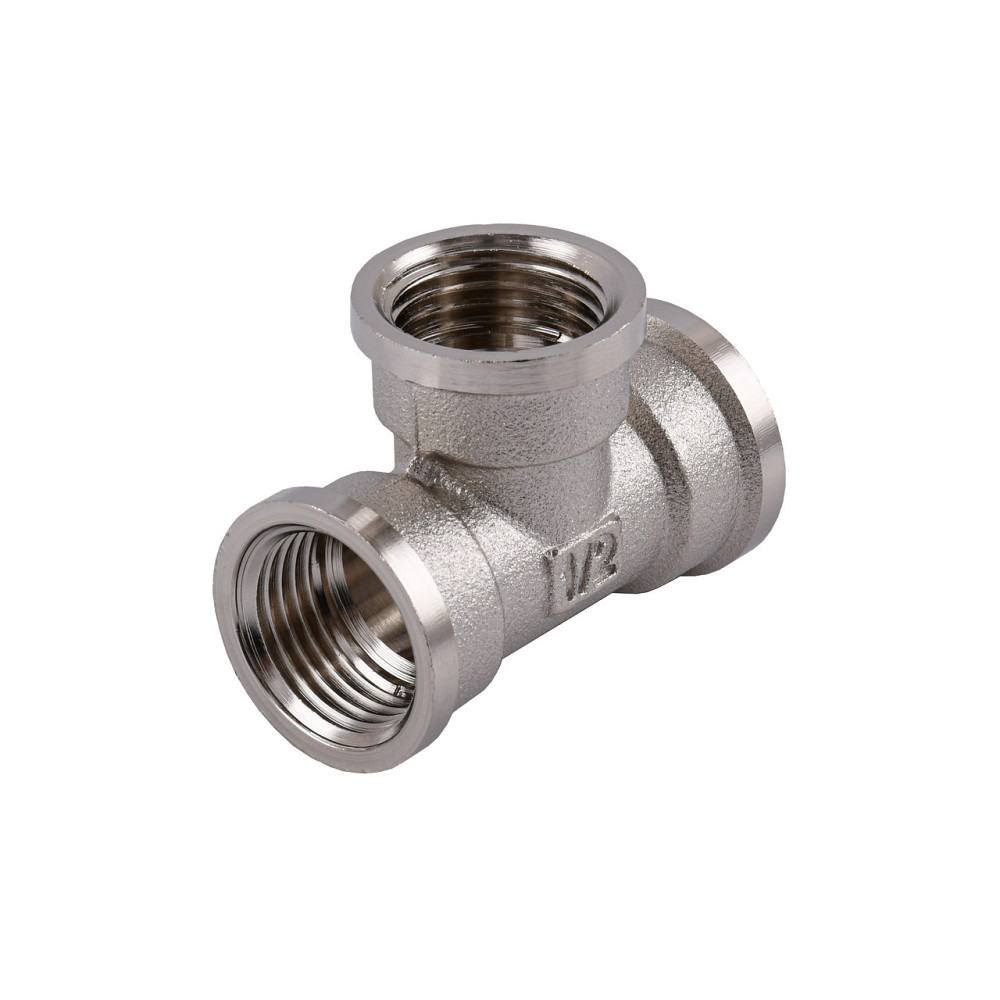 Трійник 1/2″ВВВ нікельований NT331S OPTIMUM (000030802) Київ - фото 1