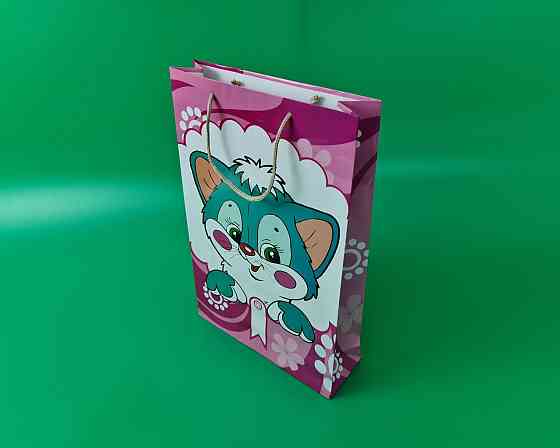 Великий паперовий пакет вертикальний 25/37/8 (артBV-039) (12 шт.) Харків