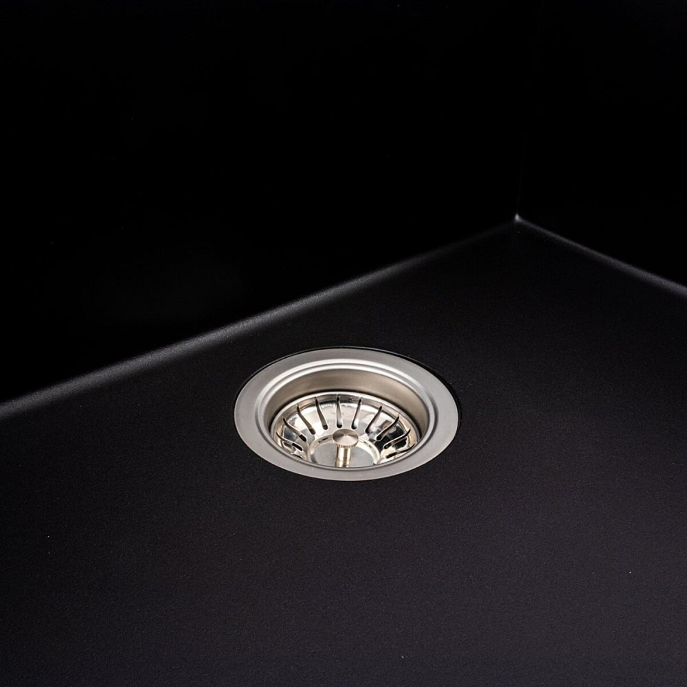 VALESO Кухонна гранітна мийка 5750 DAVINA VALESO чорний Коломыя - изображение 5