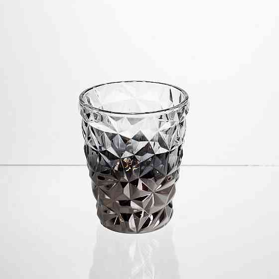 Набір склянок 6 штук 250 мл для лимонадів соку води коктейлів склянки скляні для напоїв Сірий HP-19-184 Київ