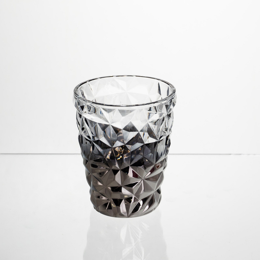 Набір склянок 6 штук 250 мл для лимонадів соку води коктейлів склянки скляні для напоїв Сірий HP-19-184 Київ - фото 2