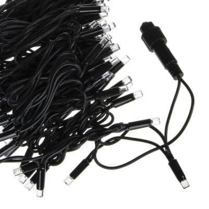 Гирлянда-нить (String-Lights) наружная+соед. 100L 3.3 B синий (пров.:черный; 10м) 7746 Киев - изображение 1