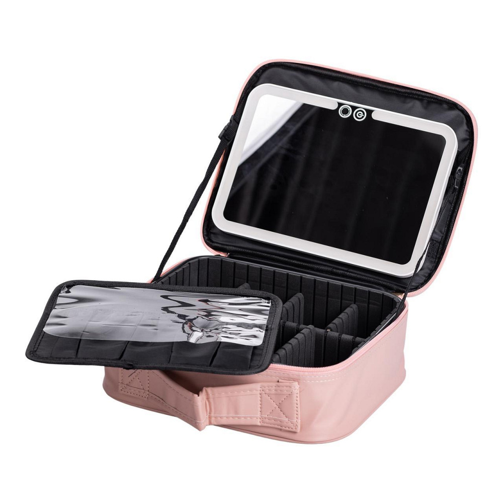 Косметичка-органайзер з дзеркалом і підсвіткою 26×22 см Київ - фото 10