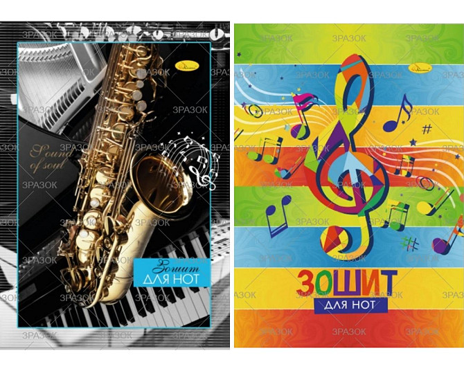 Зошит для нот А4 "Апельсин" 12 арк. скоба, МЗ-С4-12, шт Київ - фото 1