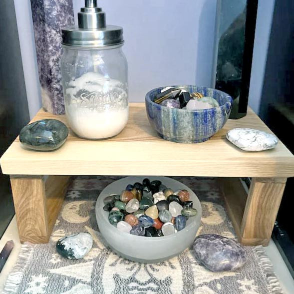 Столик для медитації "Мерібахал 35х20х14" бланже Миколаїв - фото 1