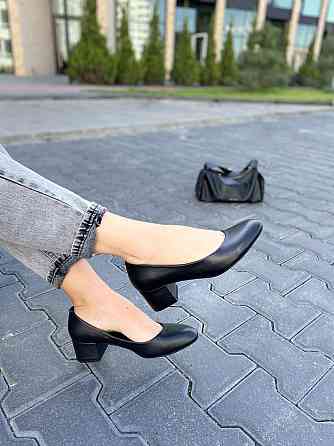 Nivelle Туфлі жіночі NIVELLE чорні натуральна шкіра каблук 5 см 38р. (3832) Коломыя