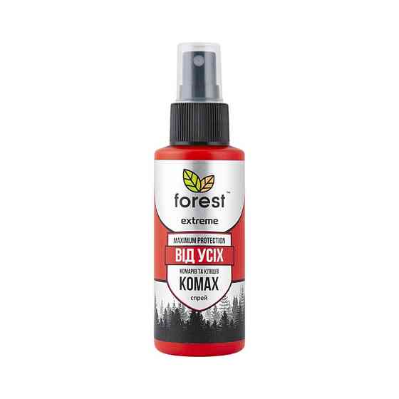 Спрей-репелент Forest Extreme від усіх літаючих та повзаючих комах 90мл Львів