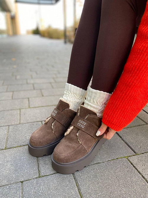 PLPS Угги жіночі PLPS 2808-4 коричневі (зима, замша натуральна) (6030) Коломыя - изображение 1