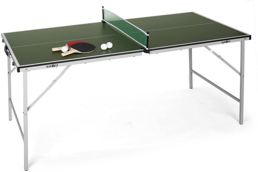 KLAR FIT Klarfit King Pong — міністол для пінг-понгу, складаний, легко зберігати, 75 x 72 x 153 см, антишокова Рівне - фото 1