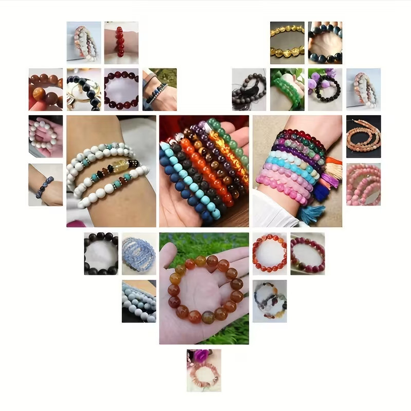 Намистини з червоного гранату 8 мм – нитка 45 штук Київ - фото 3