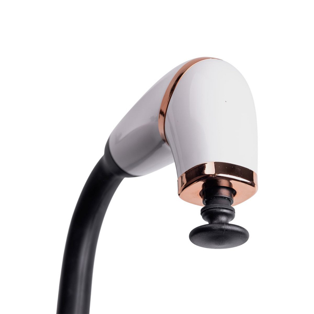 Перкусійний ручний масажер акумуляторний 17 Вт зарядка від USB до 3200 об/хв Білий HP-11-11W Коломия - фото 3