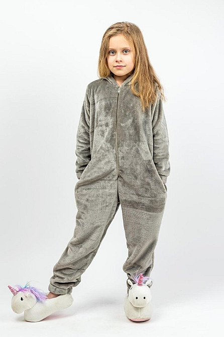 Кігурумі дитячий і підлітковий "Єнот", пижама -  комбінезон домашній на блискавці топ Київ - фото 4