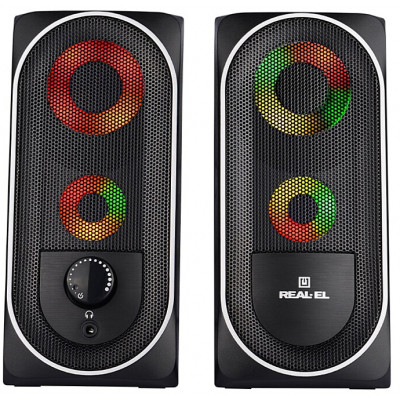 Акустична система REAL-EL S-110 USB Black Вінниця - фото 3