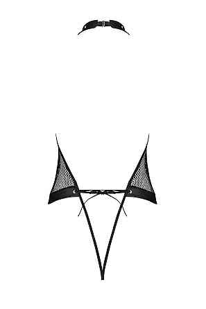 Боді-халтер з відкритим доступом Passion MOONLIGHT BODY XXL/XXXL black Sex Aura Київ
