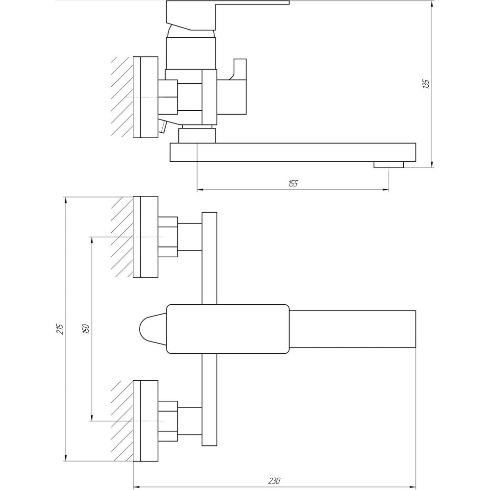 Змішувач для ванни Globus Lux Milano GLM-0102N (000019192) Київ - фото 8