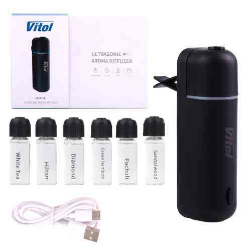 Ультразвуковий автомобільний ароматичний дифузор Vitol чорний Харків