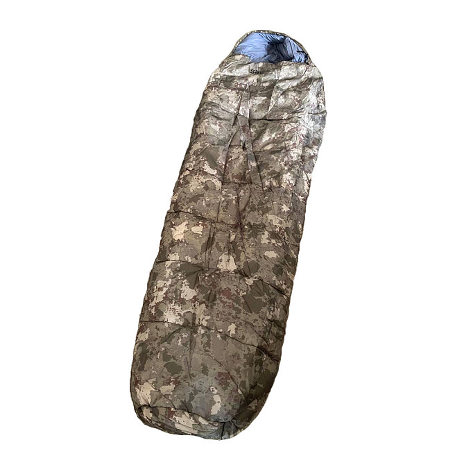 Спальний мішок тактичний для військових та армії ЗСУ, Спальник-кокон армійський Камуфляж Кам'янець-Подільський - фото 3