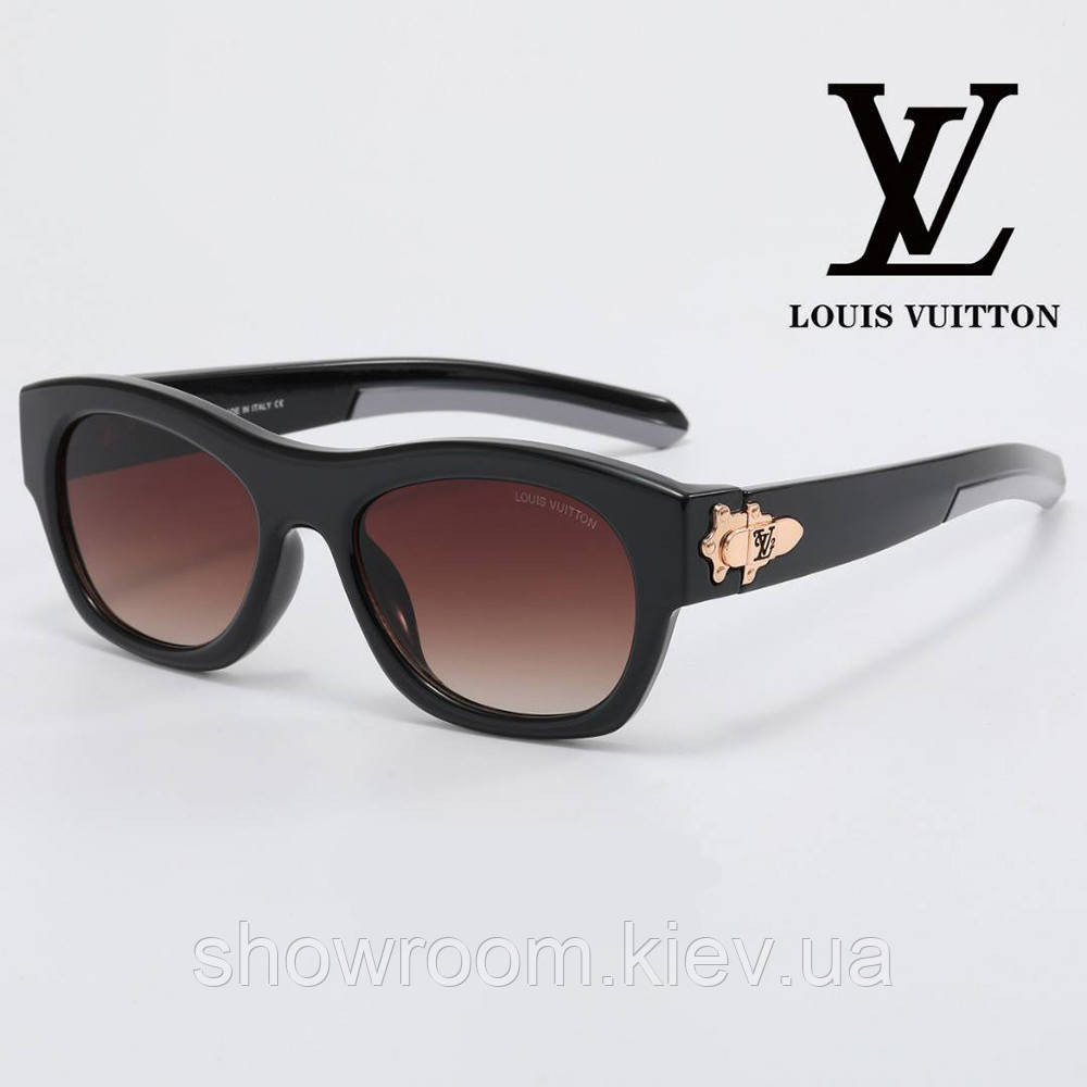 Женские солнцезащитные брендовые очки Лв 6003 коричневые Киев - изображение 1