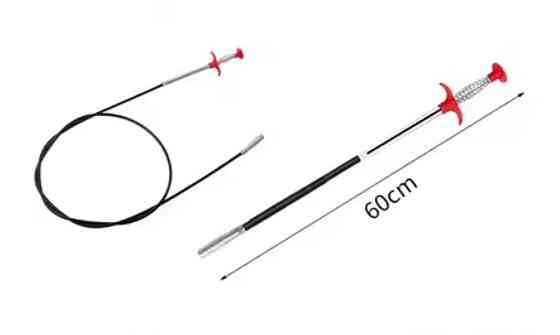 Трос с захватом для чистки труб 60 см серый Киев