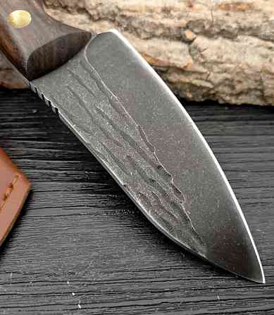 Походный нож, охотничий нож, рыбацкий нож , нож для кемпинга и природы, 20 см, нержавеющая сталь, коричневый Киев