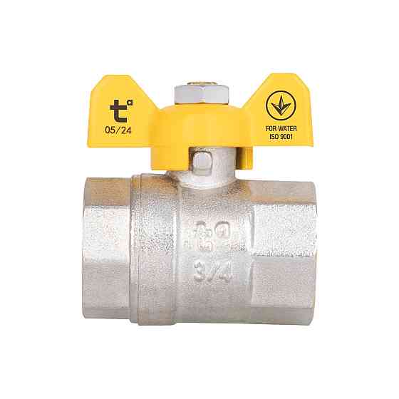 Кран кульовий Thermo Alliance Base 3/4" ВР для газу (метелик) SD602G20 Київ